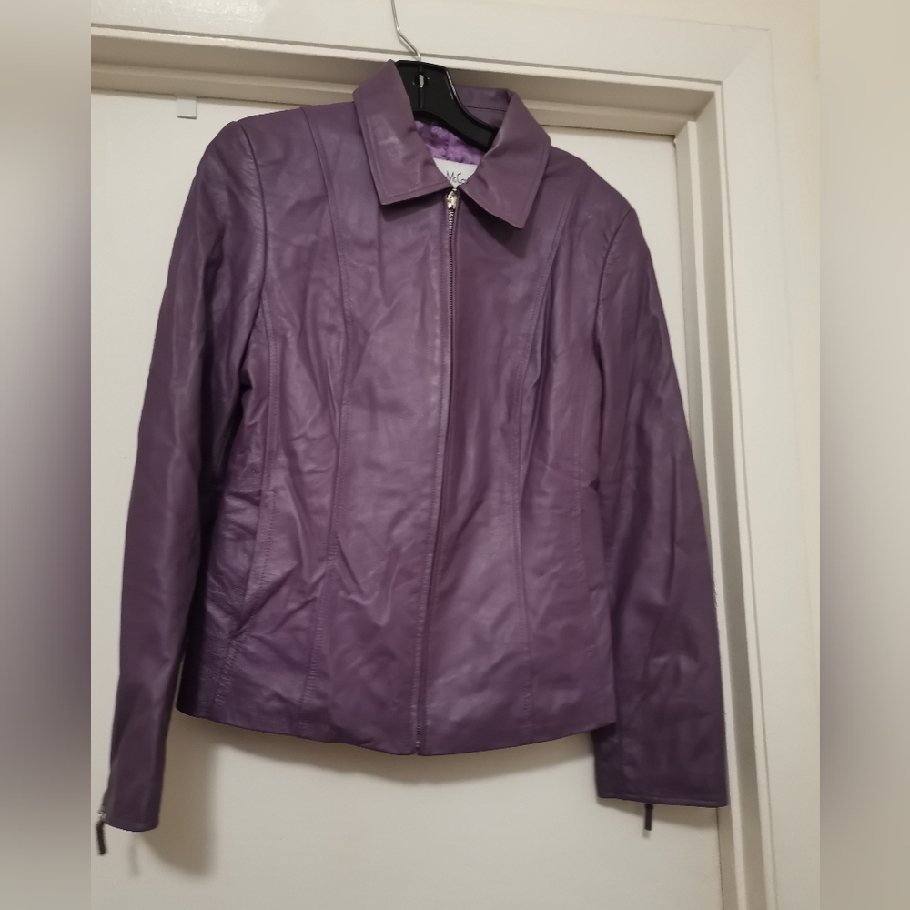 NWOT Pamela McCoy Leather Jacket
